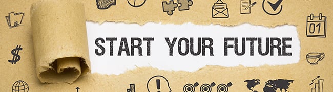Kachel Stellenangebote Icon mit Statement Start Your Future