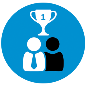 Icongrafik als Symbol für Engagement