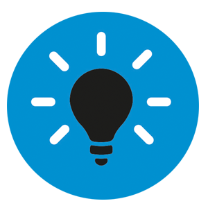 Icongrafik als Symbol für Innovation