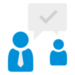 Icon Mitarbeitergespräch