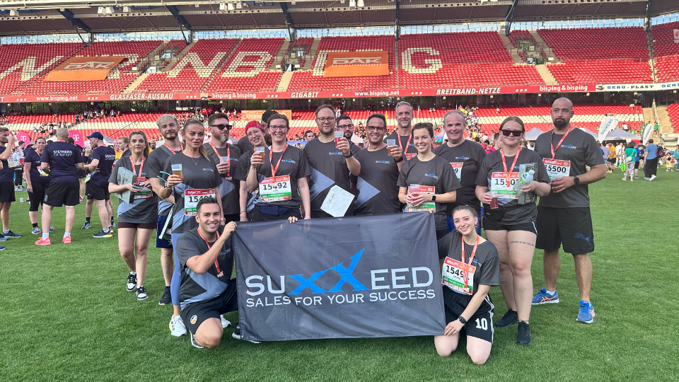 Team von SUXXEED beim B2Run in Nürnberg
