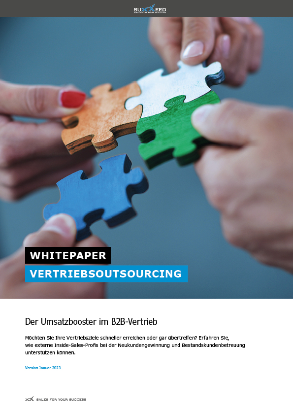 Cover SUXXEED-Whitepaper Vertriebsoutsourcing