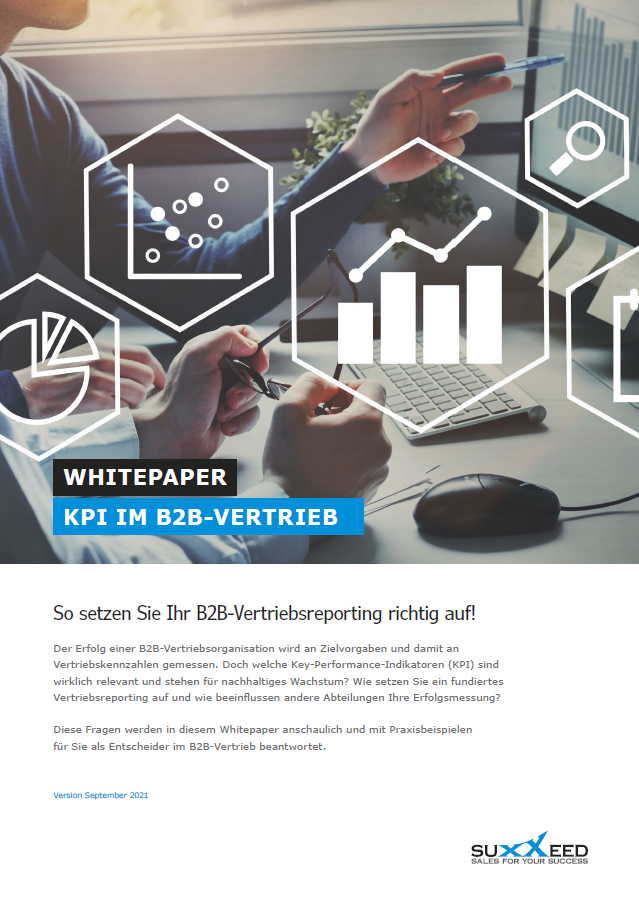 Cover SUXXEED-Whitepaper KPI im B2B-Vertrieb
